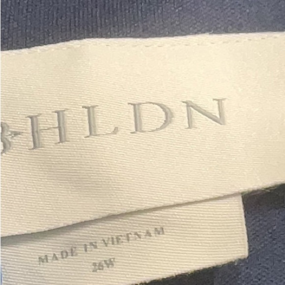 Anthropologie BHLDN Espen Satin Navy Maxi Formal Gown Dress Plus Size 26W - Picture 4 of 6